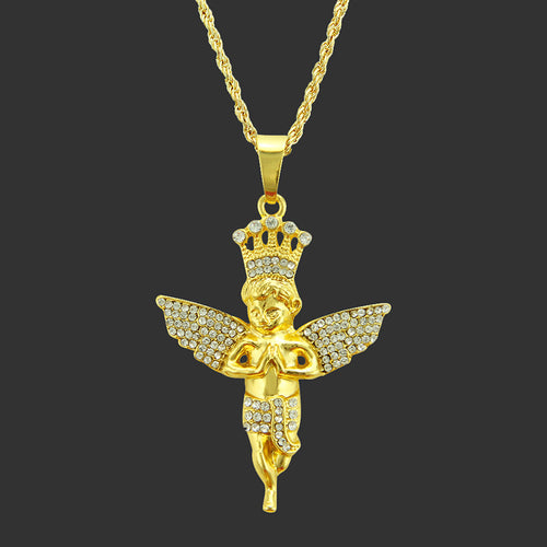 Glam Gold Little Angel Necklaces