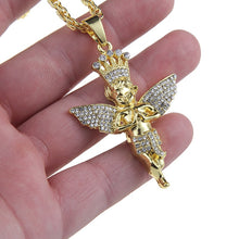 Load image into Gallery viewer, Glam Gold Little Angel Necklaces