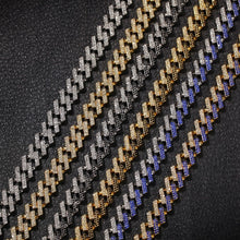 Load image into Gallery viewer, Glam Gold New Cuban Link  Fashion Iced Necklaces 15mm (Mutil-Colored)