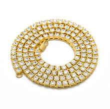 Load image into Gallery viewer, Glam Gold Iced Out Tennis Chains