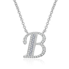 Load image into Gallery viewer, Glam Gold Fashion 2019 new shiny cubic zirconia Crystal stone 26 letters Alphabet pendant necklace