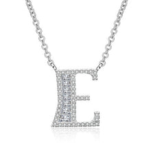 Load image into Gallery viewer, Glam Gold Fashion 2019 new shiny cubic zirconia Crystal stone 26 letters Alphabet pendant necklace