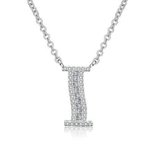 Load image into Gallery viewer, Glam Gold Fashion 2019 new shiny cubic zirconia Crystal stone 26 letters Alphabet pendant necklace