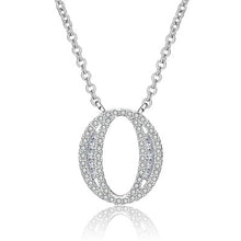 Load image into Gallery viewer, Glam Gold Fashion 2019 new shiny cubic zirconia Crystal stone 26 letters Alphabet pendant necklace
