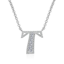 Load image into Gallery viewer, Glam Gold Fashion 2019 new shiny cubic zirconia Crystal stone 26 letters Alphabet pendant necklace