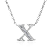 Load image into Gallery viewer, Glam Gold Fashion 2019 new shiny cubic zirconia Crystal stone 26 letters Alphabet pendant necklace