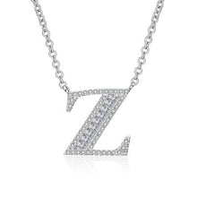 Load image into Gallery viewer, Glam Gold Fashion 2019 new shiny cubic zirconia Crystal stone 26 letters Alphabet pendant necklace