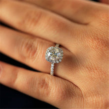 Load image into Gallery viewer, Glam Gold Crystal Ring