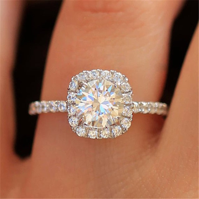 Glam Gold Crystal Ring