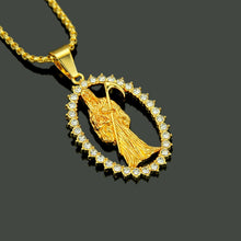 Load image into Gallery viewer, Glam Gold New Design Personalized Grim Reaper Pendant Necklaces 2019