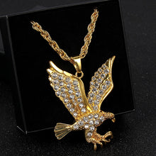 Load image into Gallery viewer, Glam Gold Animal Eagle Pendant Necklace