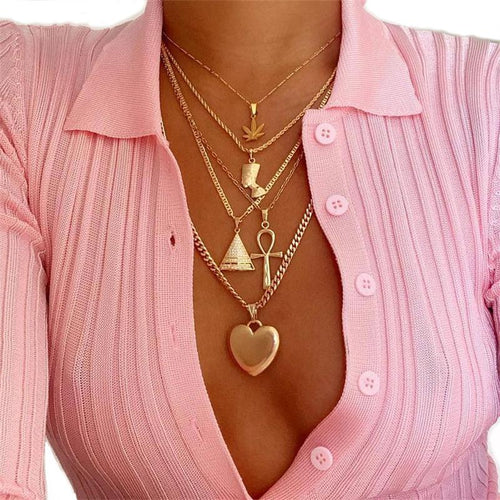 Layered Glam Life necklace
