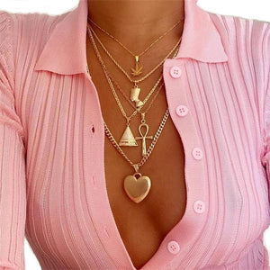 Layered Glam Life necklace