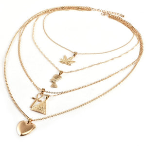 Layered Glam Life necklace