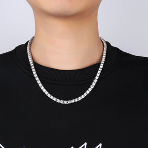 Glam Rhinestone Tennis Chain