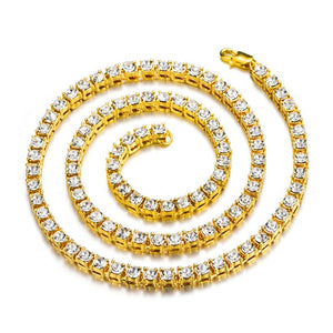 Glam Rhinestone Tennis Chain