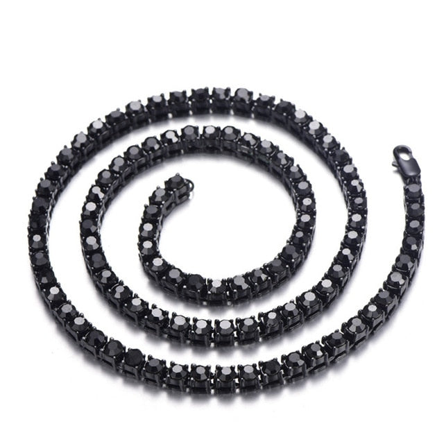 Glam Rhinestone Tennis Chain