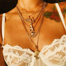 Load image into Gallery viewer, Glam Gold Elephant Crown Necklace