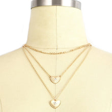 Load image into Gallery viewer, Glam Gold Women Classic Heart Necklace