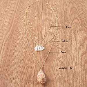 Glam Gold Classic Shell Conch Necklaces