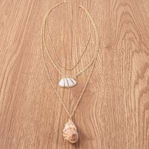 Glam Gold Classic Shell Conch Necklaces