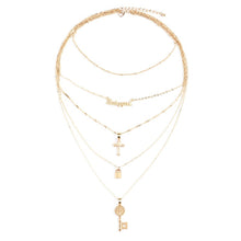 Load image into Gallery viewer, Glam Gold Bohemian Multilayer Necklace