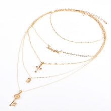 Load image into Gallery viewer, Glam Gold Bohemian Multilayer Necklace