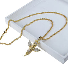 Load image into Gallery viewer, Glam Gold Little Angel Necklaces