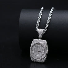 Load image into Gallery viewer, Glam Gold Fashion Watch Shape Pendant Long Chain Necklaces