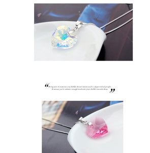 Glam Gold Jewelry Heart Pendant Necklace