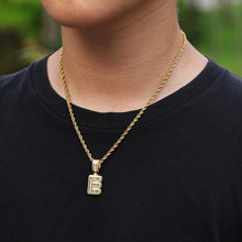 Load image into Gallery viewer, Glam Gold Custom Small Baguette Letter