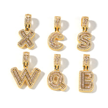 Load image into Gallery viewer, Glam Gold Custom Small Baguette Letter