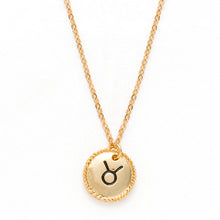 Load image into Gallery viewer, Glam Gold horoscope necklaces