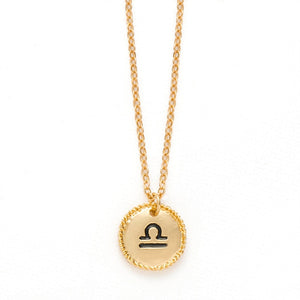 Glam Gold horoscope necklaces