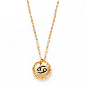 Glam Gold horoscope necklaces