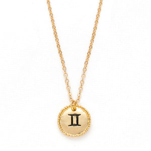 Glam Gold horoscope necklaces