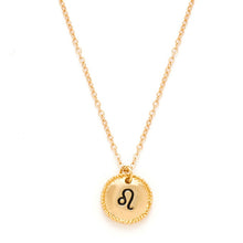 Load image into Gallery viewer, Glam Gold horoscope necklaces