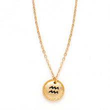 Load image into Gallery viewer, Glam Gold horoscope necklaces