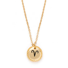 Load image into Gallery viewer, Glam Gold horoscope necklaces