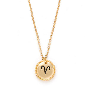 Glam Gold horoscope necklaces