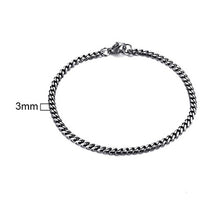 Load image into Gallery viewer, Glam Gold 3 TO 11MM MENS MIAMI CUBAN LINK BRACELET IN STAINLESS STEEL