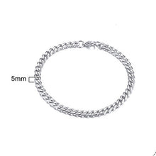 Load image into Gallery viewer, Glam Gold 3 TO 11MM MENS MIAMI CUBAN LINK BRACELET IN STAINLESS STEEL