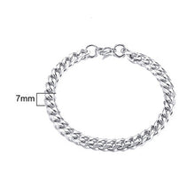 Load image into Gallery viewer, Glam Gold 3 TO 11MM MENS MIAMI CUBAN LINK BRACELET IN STAINLESS STEEL