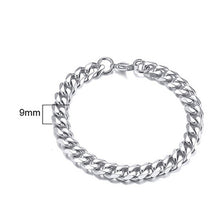 Load image into Gallery viewer, Glam Gold 3 TO 11MM MENS MIAMI CUBAN LINK BRACELET IN STAINLESS STEEL
