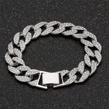 Load image into Gallery viewer, Glam Gold New 15mm Iced Out Miami Cuban Link Chain Necklace