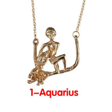 Load image into Gallery viewer, Glam Gold Horoscope Necklaces