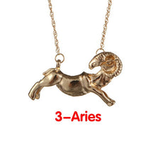 Load image into Gallery viewer, Glam Gold Horoscope Necklaces