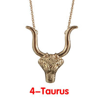 Load image into Gallery viewer, Glam Gold Horoscope Necklaces