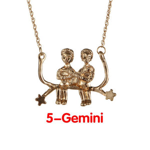 Glam Gold Horoscope Necklaces