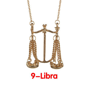 Glam Gold Horoscope Necklaces